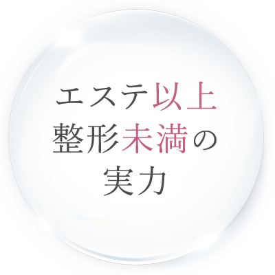 エステ以上整形未満の実力